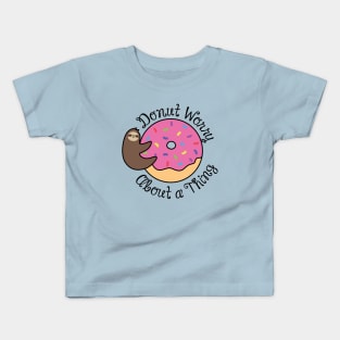 Donut Worry About a Thing Kids T-Shirt